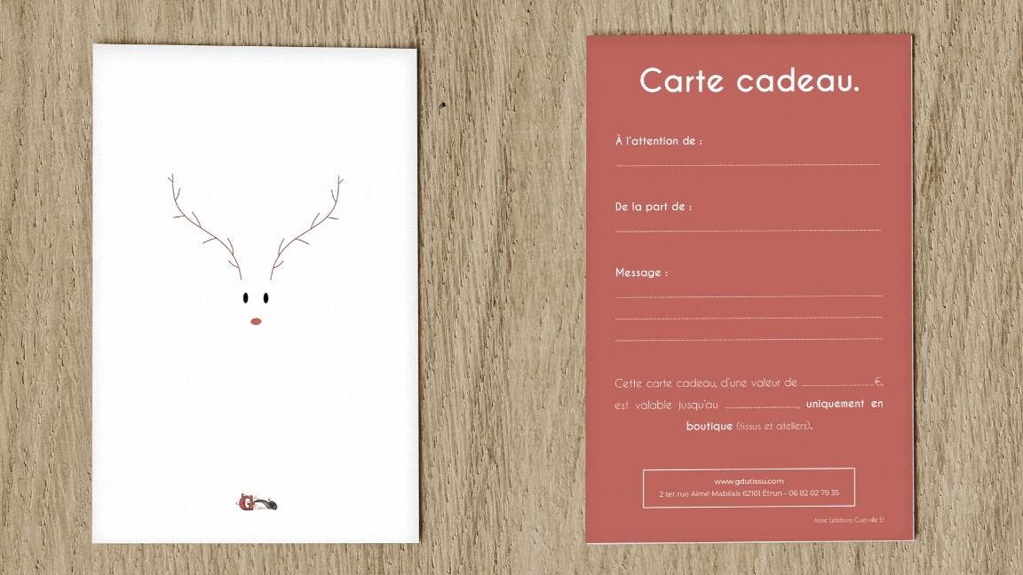 GIF montrant différents supports de communication créés par Value, incluant des cartes de visite, flyers, étiquettes packaging, et autres éléments visuels