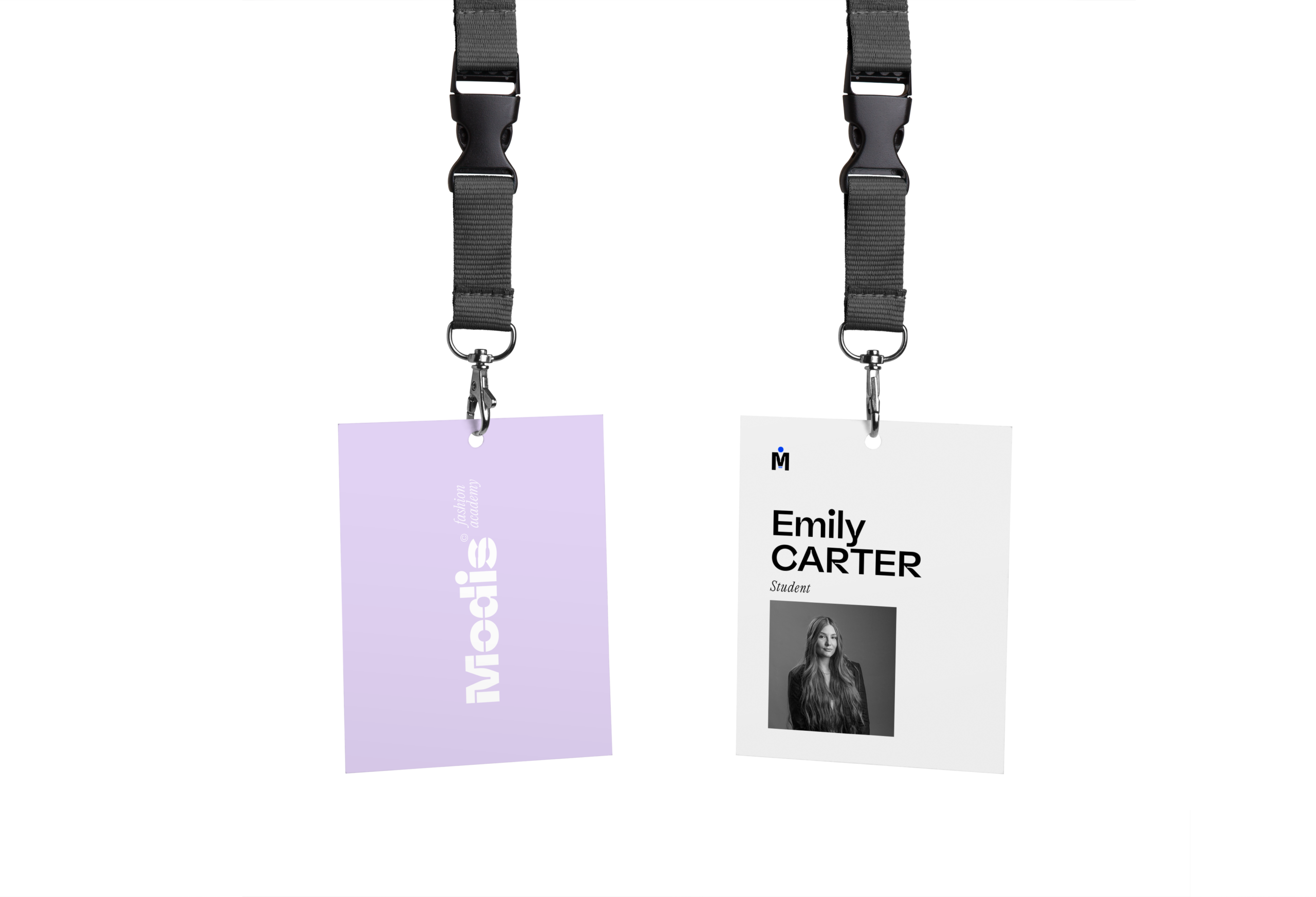 Cartes étudiantes de l'école de mode avant-gardiste Modis